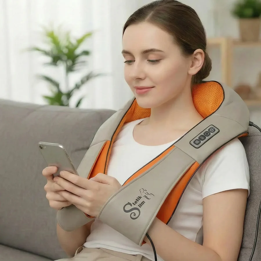 MASAJEADOR CERVICAL SHIATSU STETIK SLIM