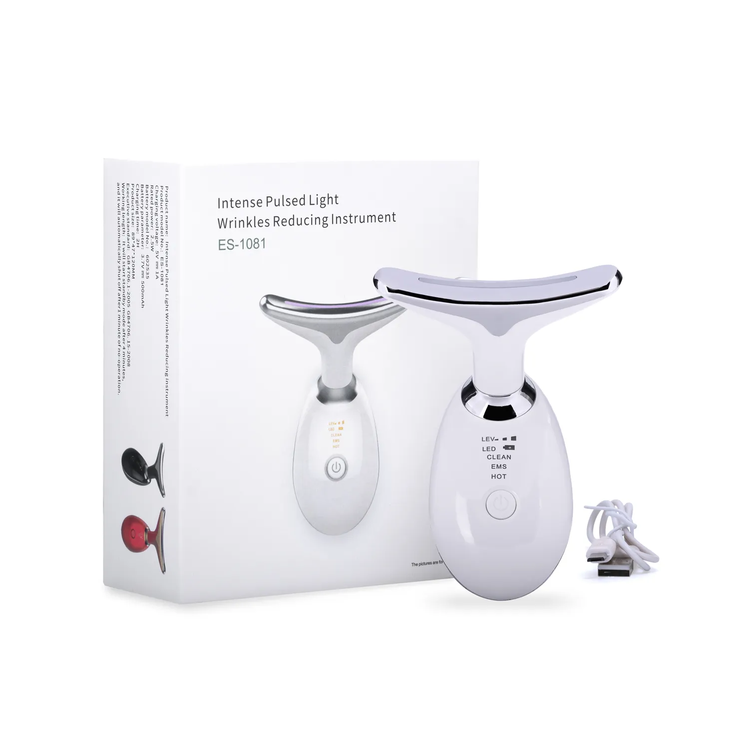 MASAJEADOR DE RADIO FRECUENCIA FASCIAL Y PAPADA ES-1081